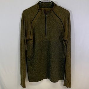 Mens Lululemon Metal Vent Quarter Zip